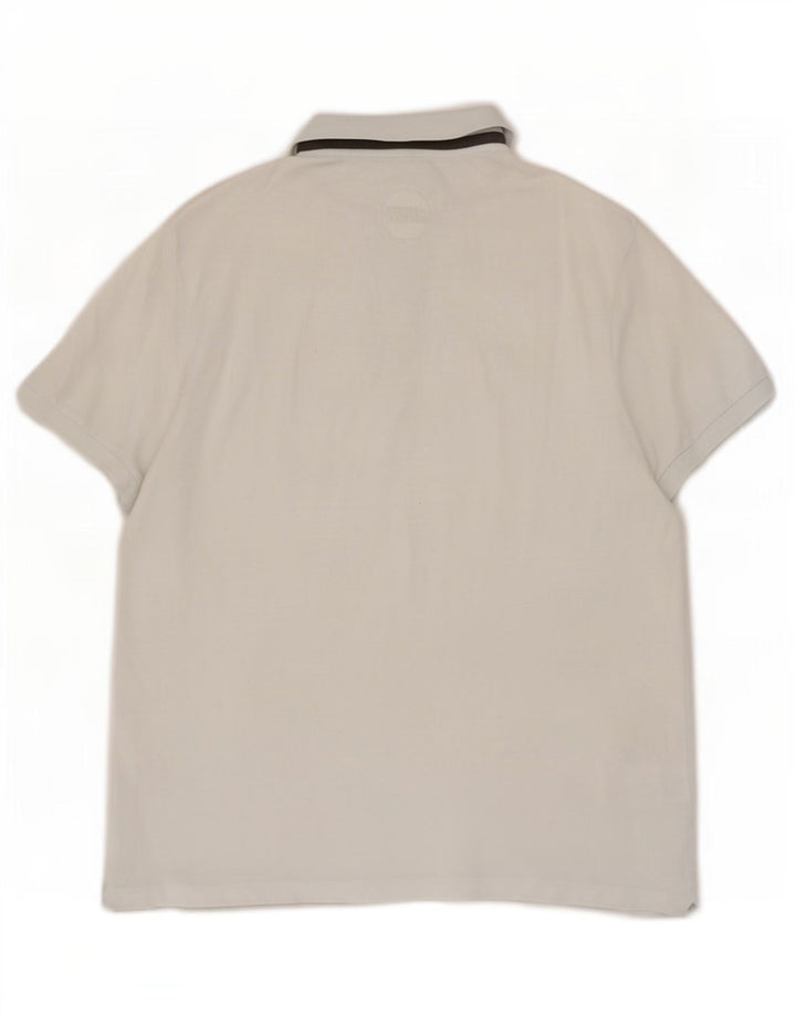 Camisa polo masculina Colmar grande branco elastano