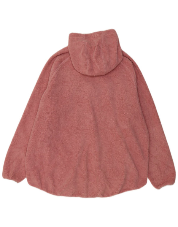 Fila Damen-Fleecepullover mit Reißverschluss am Hals, UK 22 3XL, rosa, Polyester