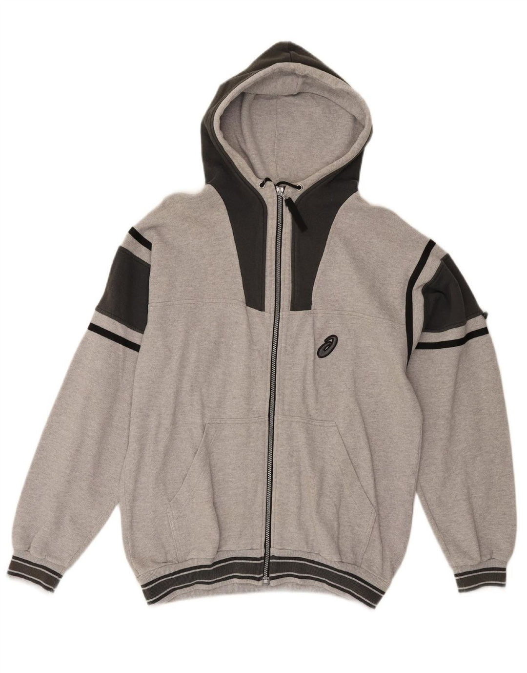 Mens Zip Hoodie Sweater Medium Vintage Asics and Second-Hand Asics from Messina Hembry 