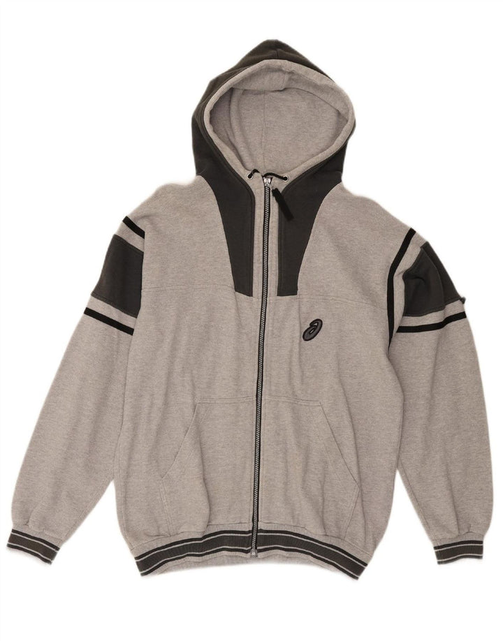 Mens Zip Hoodie Sweater Medium Vintage Asics and Second-Hand Asics from Messina Hembry 