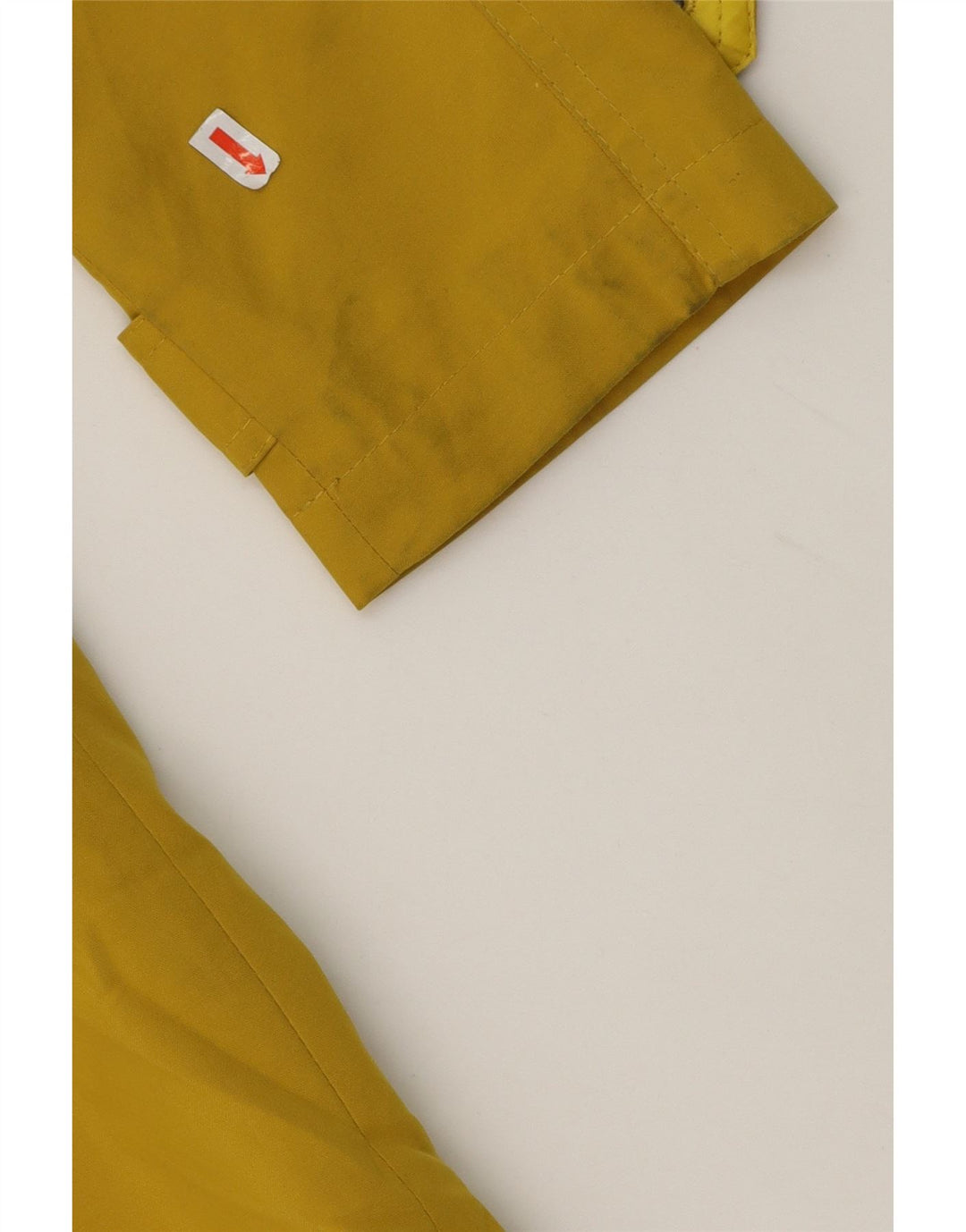 MARKS & SPENCER Womens Trench Coat UK 14 Large Yellow Polyester Vintage Marks & Spencer and Second-Hand Marks & Spencer from Messina Hembry 