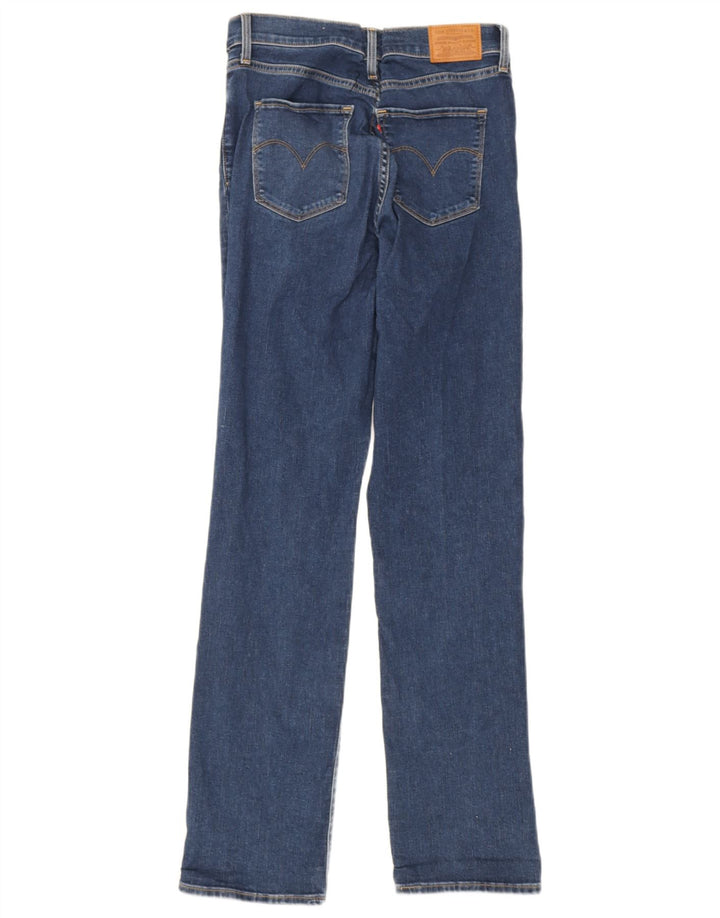 Levi's Damen 314 Shaping Straight Jeans W30 L32 Blau