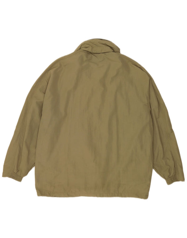 Giacca antipioggia da uomo Diadora con vestibilità ampia con cappuccio UK 36 Small Khaki Poliammide