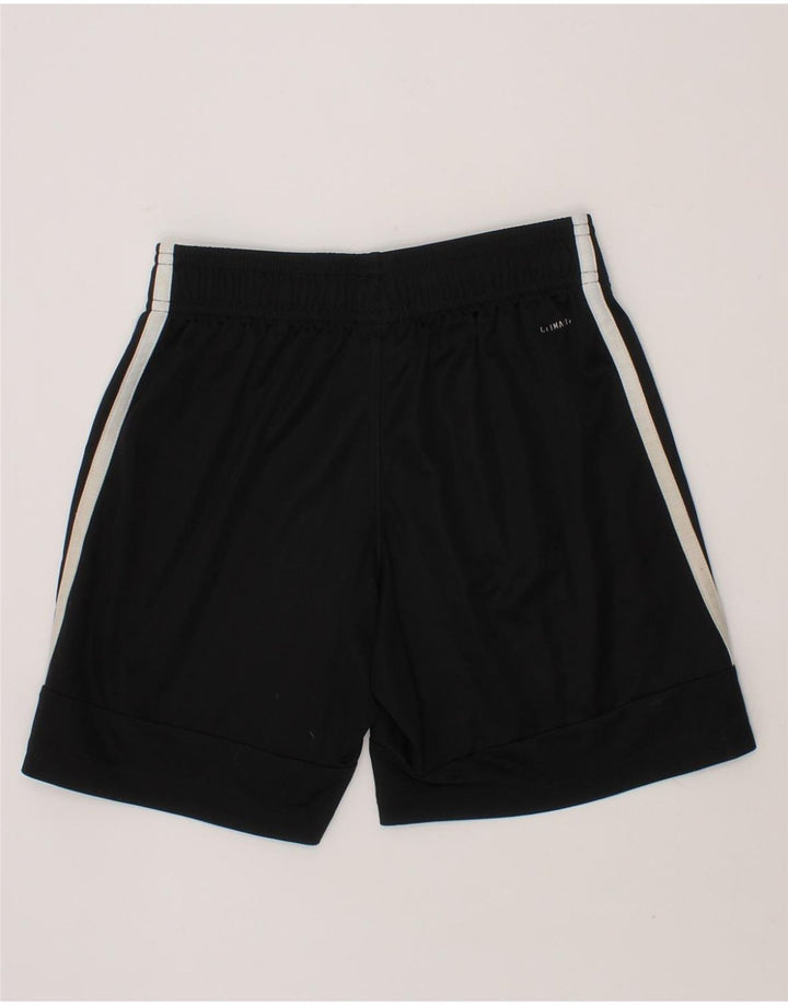 ADIDAS Boys Climalite Sport Shorts 9-10 Years  Black Polyester Vintage Adidas and Second-Hand Adidas from Messina Hembry 