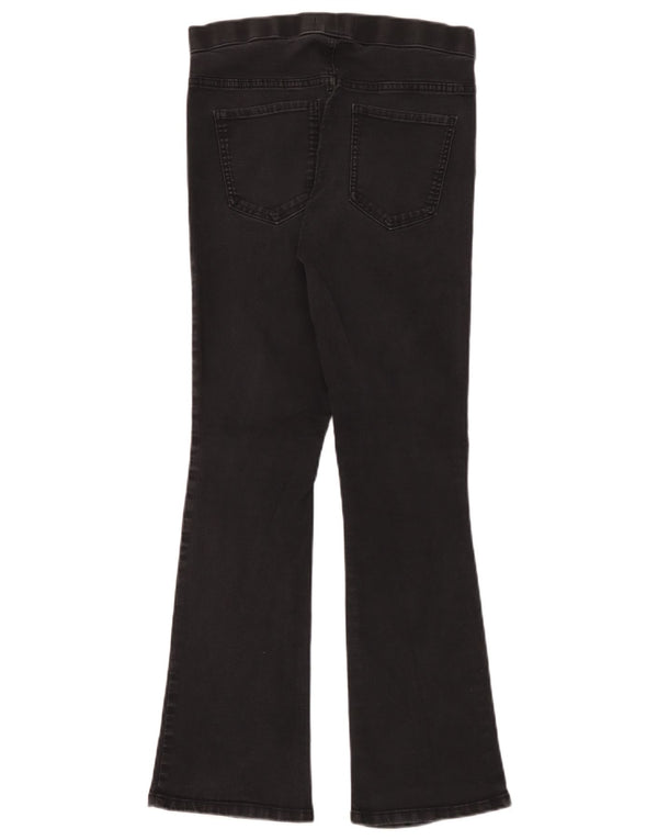 Marks & Spencer Damskie Flare Slim Jegging Jeansy UK 12 Medium W30 L30 Czarne