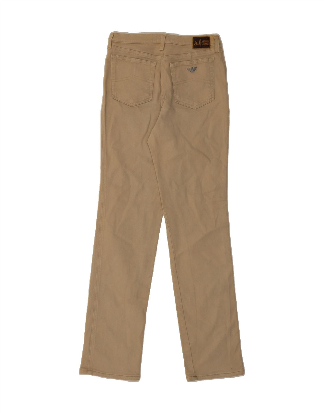 ARMANI Womens Slim Jeans W30 L32 Beige Cotton Vintage Armani and Second-Hand Armani from Messina Hembry 