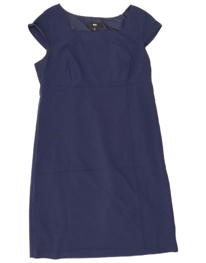Mossimo Petite robe droite pour femme US 14 XL Bleu marine Polyester