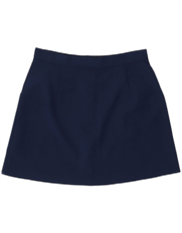 BENETTON Womens Mini Skirt IT 46 Large W30  Navy Blue Polyester Vintage Benetton and Second-Hand Benetton from Messina Hembry 