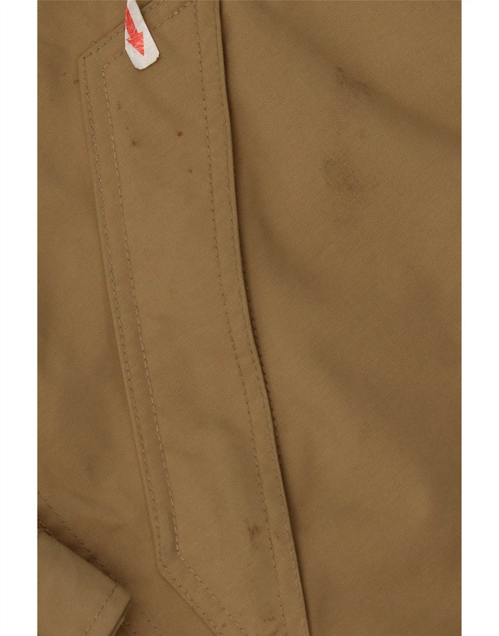 Timberland Mens Hooded Utility Jacket UK 38 Medium Beige Nylon