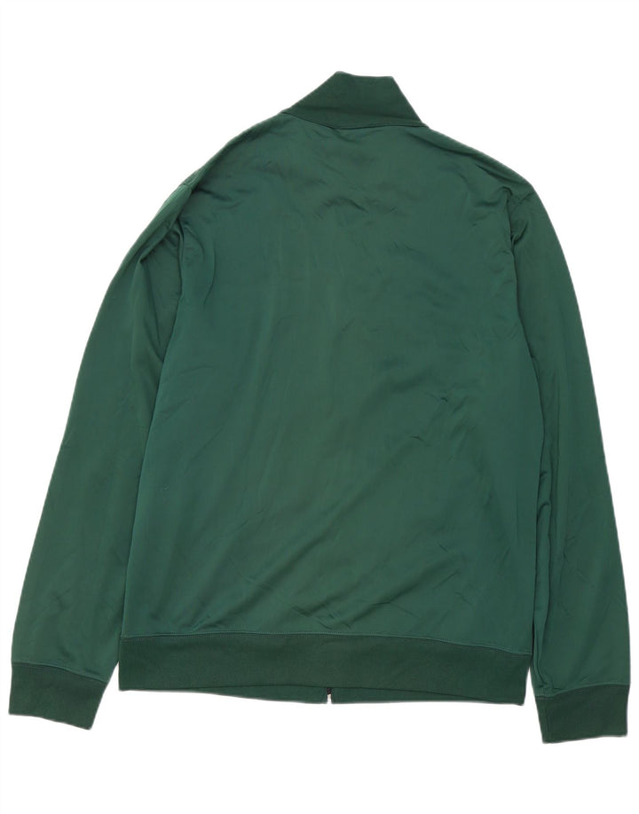 Champion Womens Tracksuit Top Jacket UK 18 XL Green Polyester