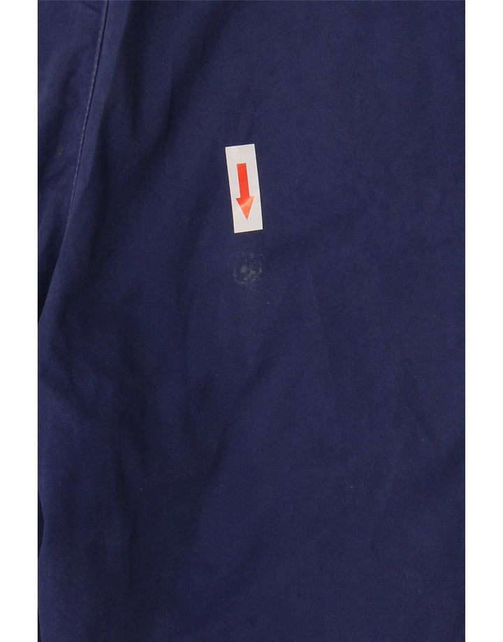 Marks & Spencer Mens Chino Shorts W34 Large Blue Cotton