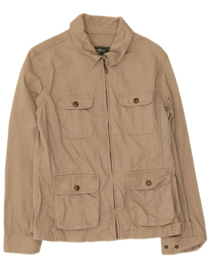 Giacca utility da donna Eddie Bauer UK 12 Cotone beige medio
