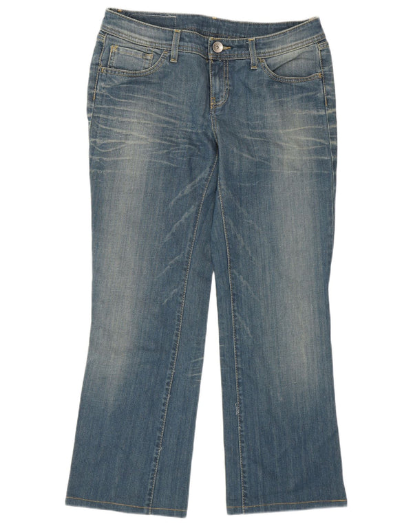 Benetton Dame Bootcut Jeans W29 L27 Blå Bomuld