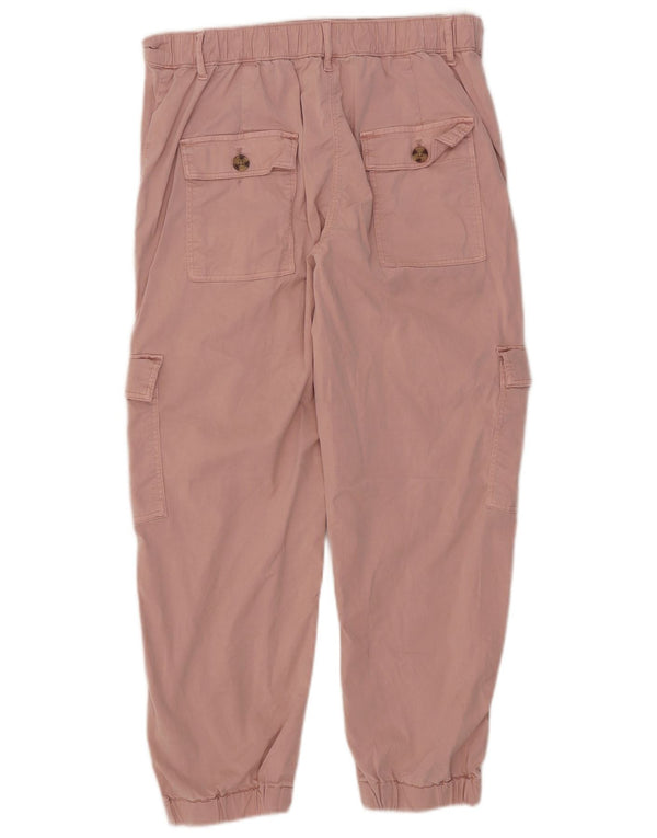 Marks & Spencer Mens Joggers Cargo Παντελόνι UK 12 Medium W32 L24 Pink