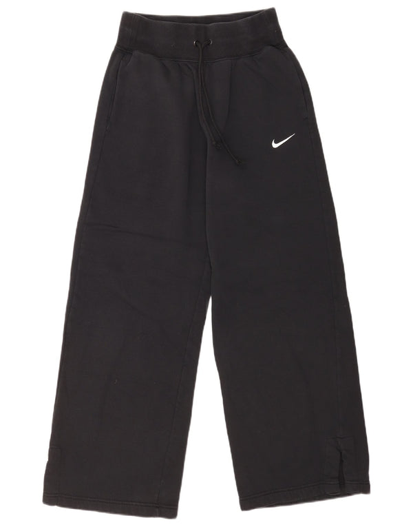 Nike Pantalon de survêtement large pour femme UK 8 Small Noir Coton