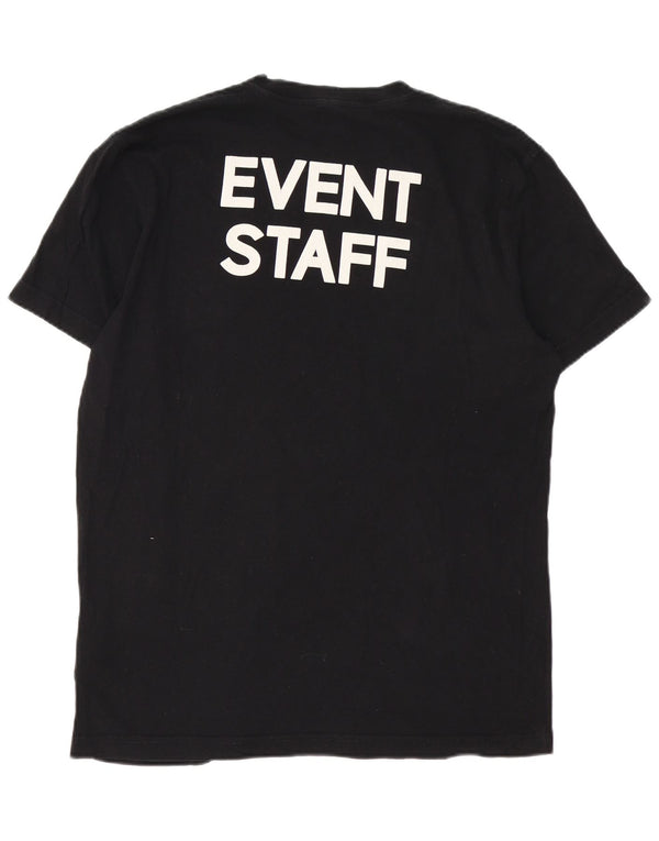 Diesel Herre Grafisk T-Shirt Top XL Sort Bomuld