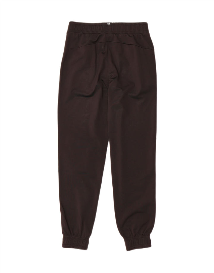 PUMA Boys Tracksuit Trousers Joggers 11-12 Years  Black Polyester