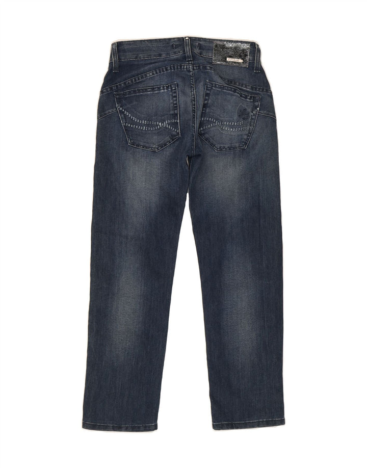 LIU JO Womens Cropped Jeans W27 L24 Blue Cotton Vintage Liu Jo and Second-Hand Liu Jo from Messina Hembry 