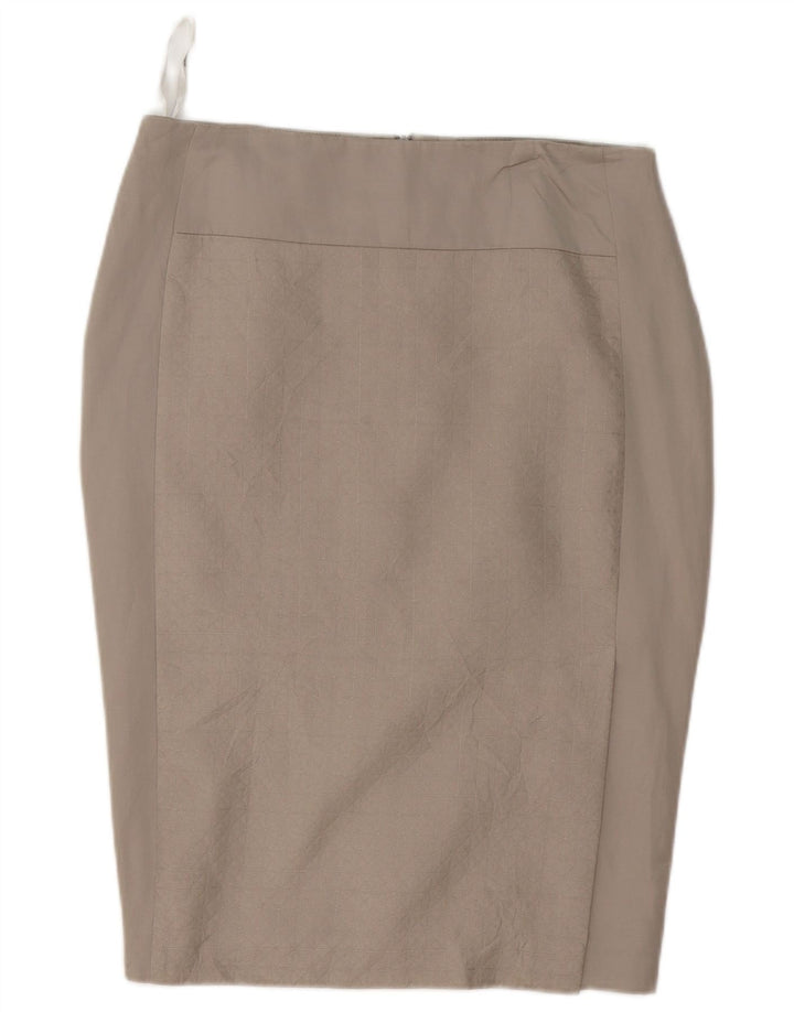 Marks & Spencer Womens Autograph Pencil Skirt UK 12 Medium W32 Grey