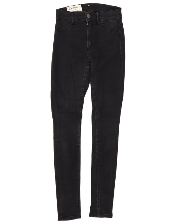 Dondup Damen Skinny Jeans W25 L27 Graue Baumwolle