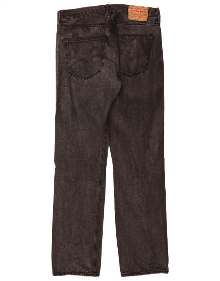 Levi's Mens Straight Jeans W32 L32 Grey Cotton