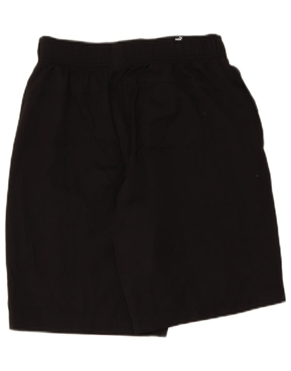 Puma Mens Graphic Sport Shorts Medium Black Polyester