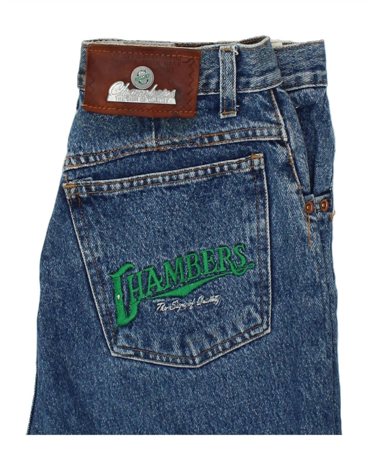 VINTAGE Womens Cropped Jeans W32 L24  Blue Cotton Vintage Vintage and Second-Hand Vintage from Messina Hembry 