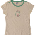 Champion Womens Heritage Classics Graphic T-Shirt Top UK 12 Medium White