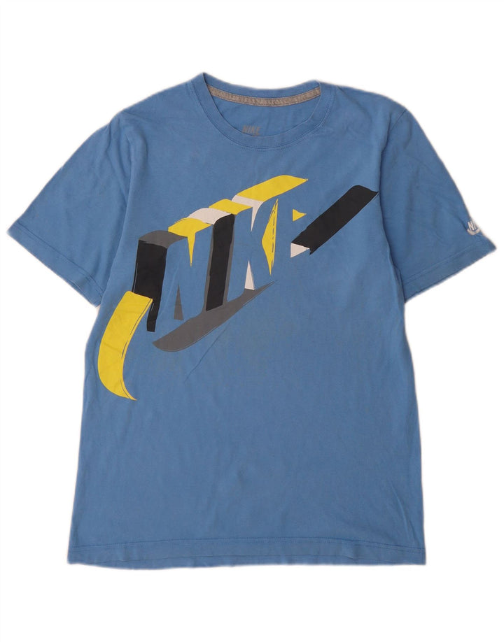 Nike Mens Slim Fit Graphic T-Shirt Top Medium Blue