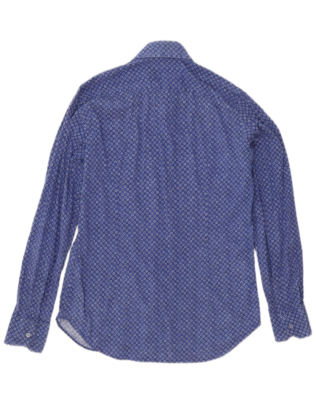 Chemise Slim Fit Bleu Moyen En Coton À Pois Homme Liu Jo