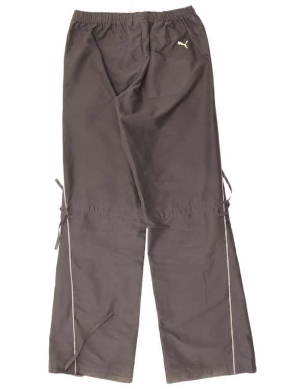 Puma Womens Tracksuit Trousers UK 10 Small Grey Polyester