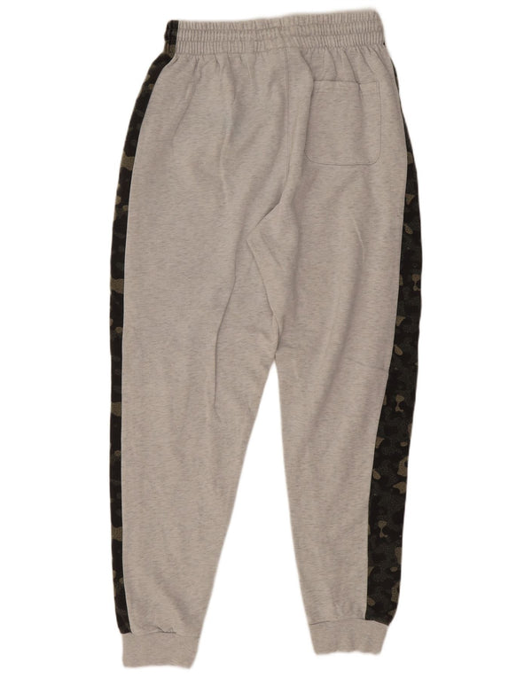 Fila Herren-Trainingshose, Jogginghose, Mittelgrau, Camouflage-Baumwolle