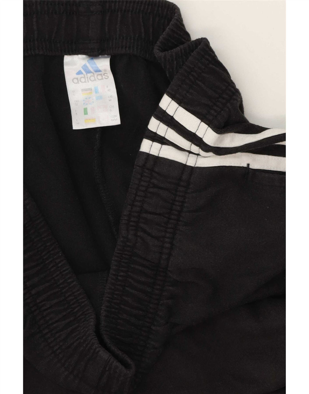 Ανδρικό αθλητικό σορτς Adidas, μεσαίο μαύρο βαμβακερό