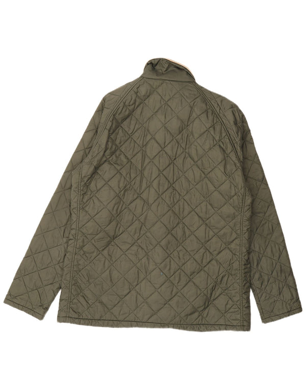 Jaqueta acolchoada masculina Barbour UK 42 XL verde