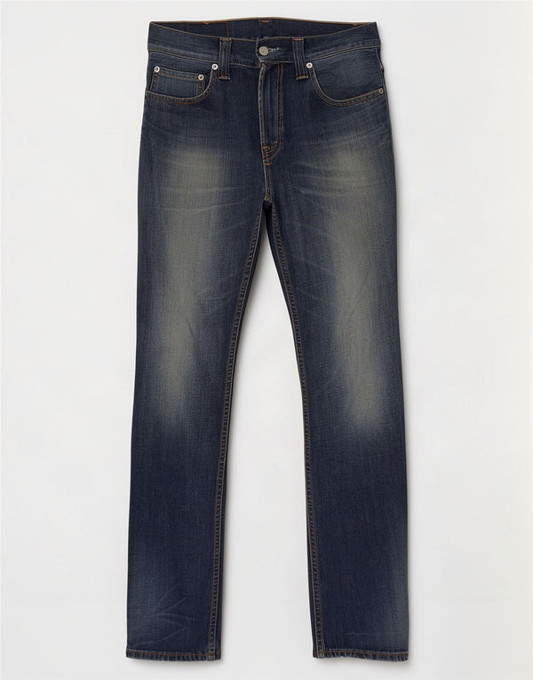 Męskie dżinsy Levi's 506 Straight W30 L34 Granatowa bawełna
