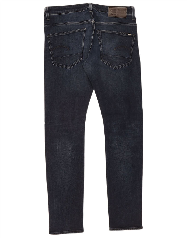 G-Star Mens 3301 Slim Jeans W34 L34 Navy Blue