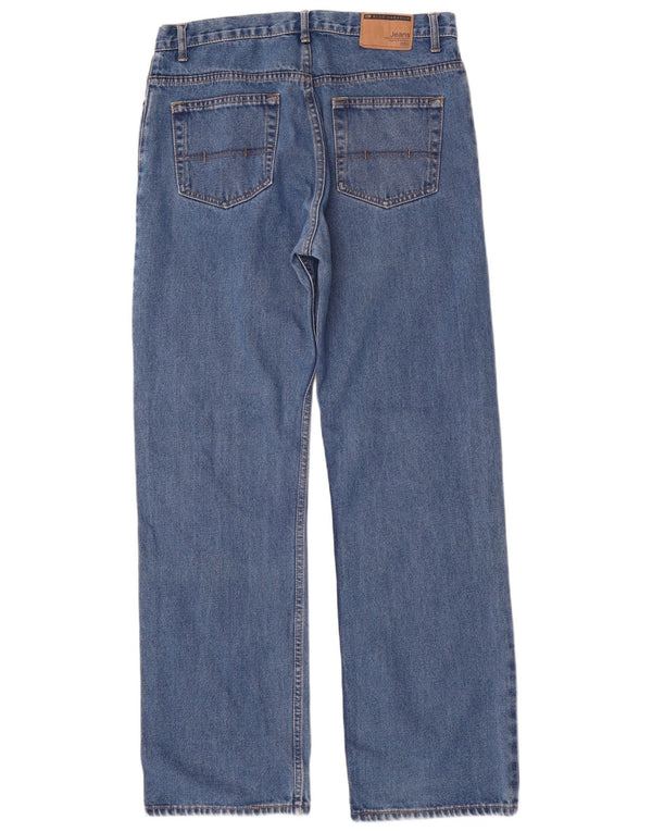 Marks & Spencer Mens Blue Harbour Straight Jeans W34 L33 Cotton