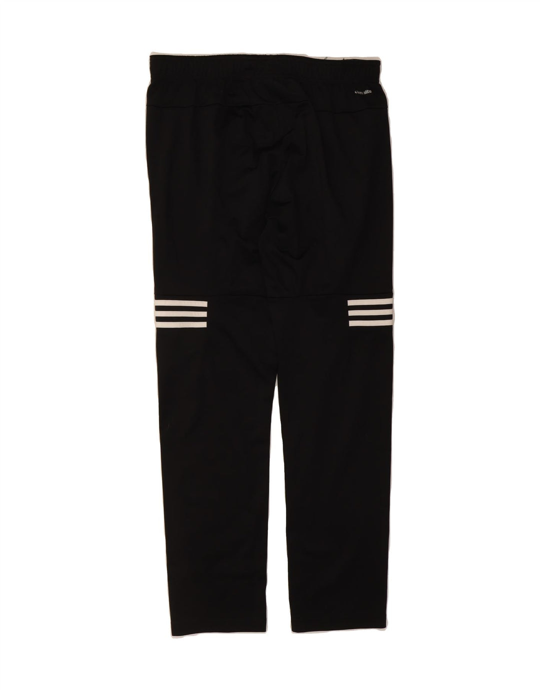ADIDAS Mens Climalite Graphic Tracksuit Trousers Large Black Polyester Vintage Adidas and Second-Hand Adidas from Messina Hembry 