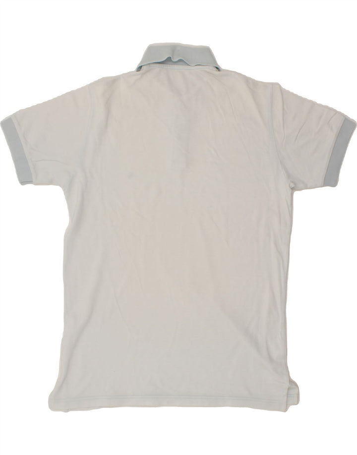 FAY Mens Polo Shirt Medium Blue Cotton Vintage Fay and Second-Hand Fay from Messina Hembry 