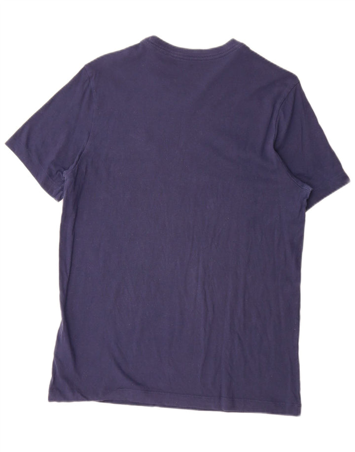 Nike Mens T-Shirt Top Medium Navy Blue Cotton