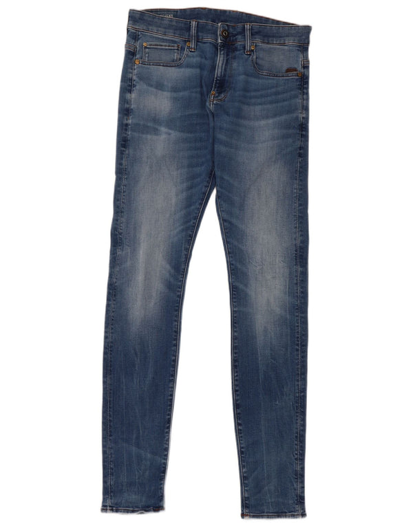 Replay Mens Skinny Jeans W30 L34 Blue Cotton