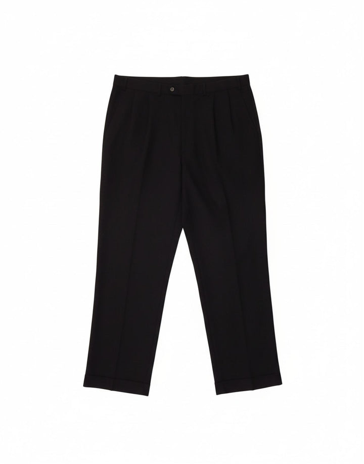 CHAPS Mens Pegged Suit Trousers W42 L31 Navy Blue Wool Vintage Chaps and Second-Hand Chaps from Messina Hembry 