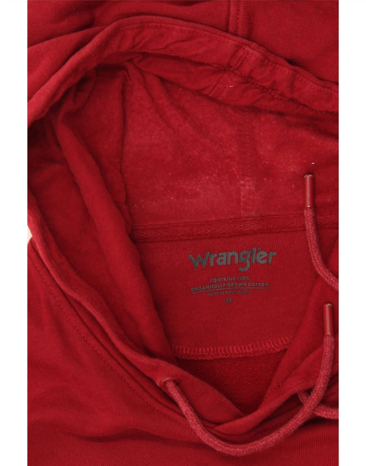 WRANGLER Mens Hoodie Jumper Medium Red Vintage Wrangler and Second-Hand Wrangler from Messina Hembry 