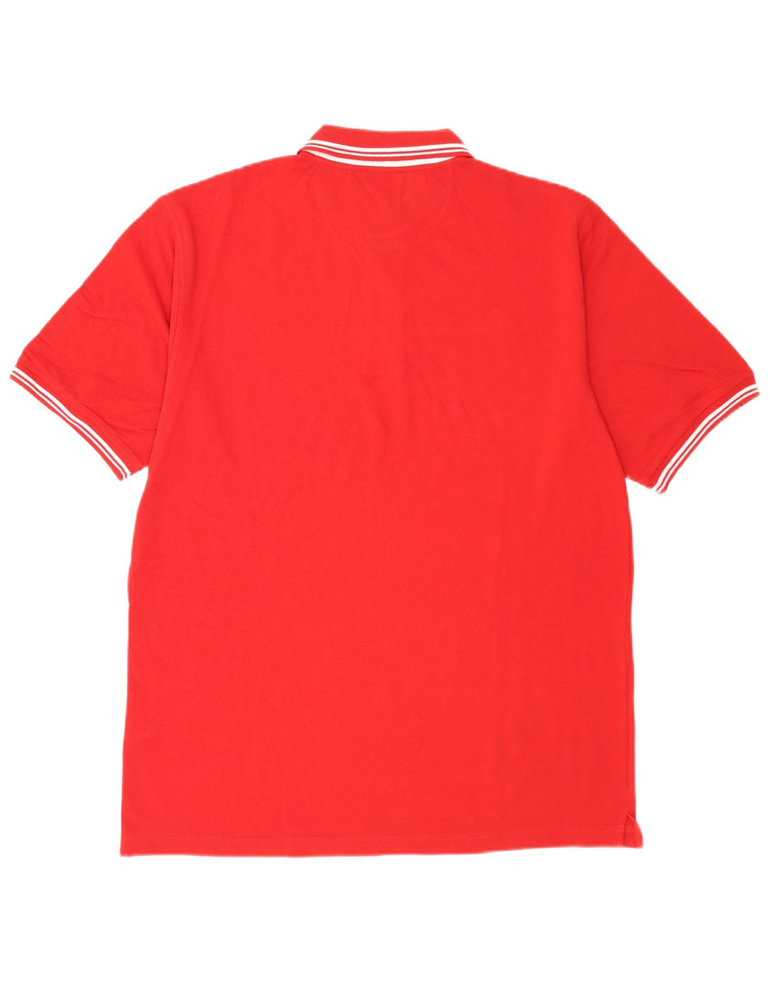 Asics Mens Polo Shirt XL Red Cotton