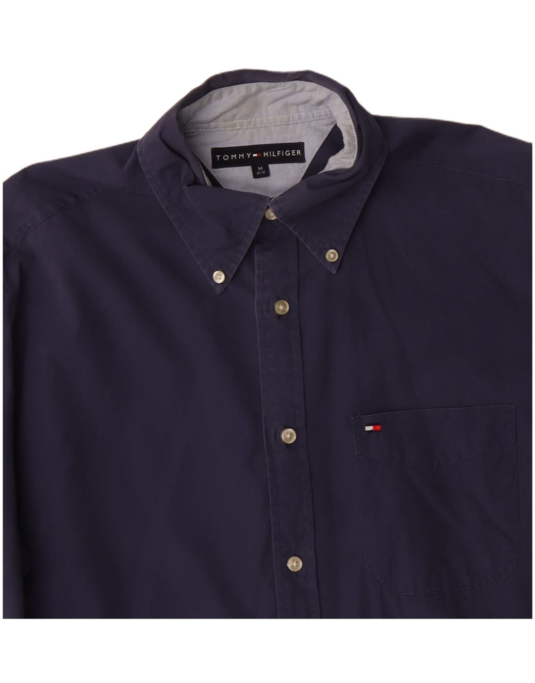 Koszula męska Tommy Hilfiger, średnia, granatowa, bawełniana