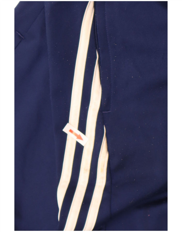 ADIDAS Mens Tracksuit Trousers Joggers Medium  Navy Blue Polyester