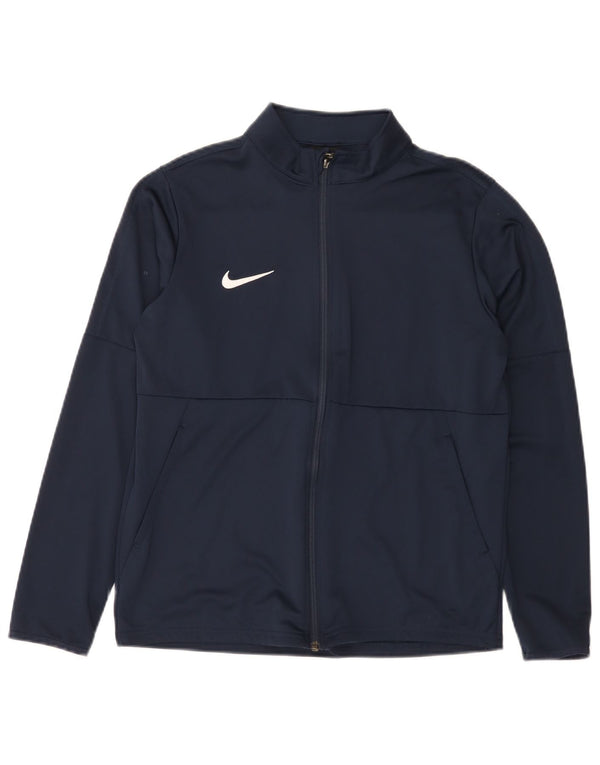 Nike Boys træningsdragt topjakke 13-14 år XL marineblå polyester