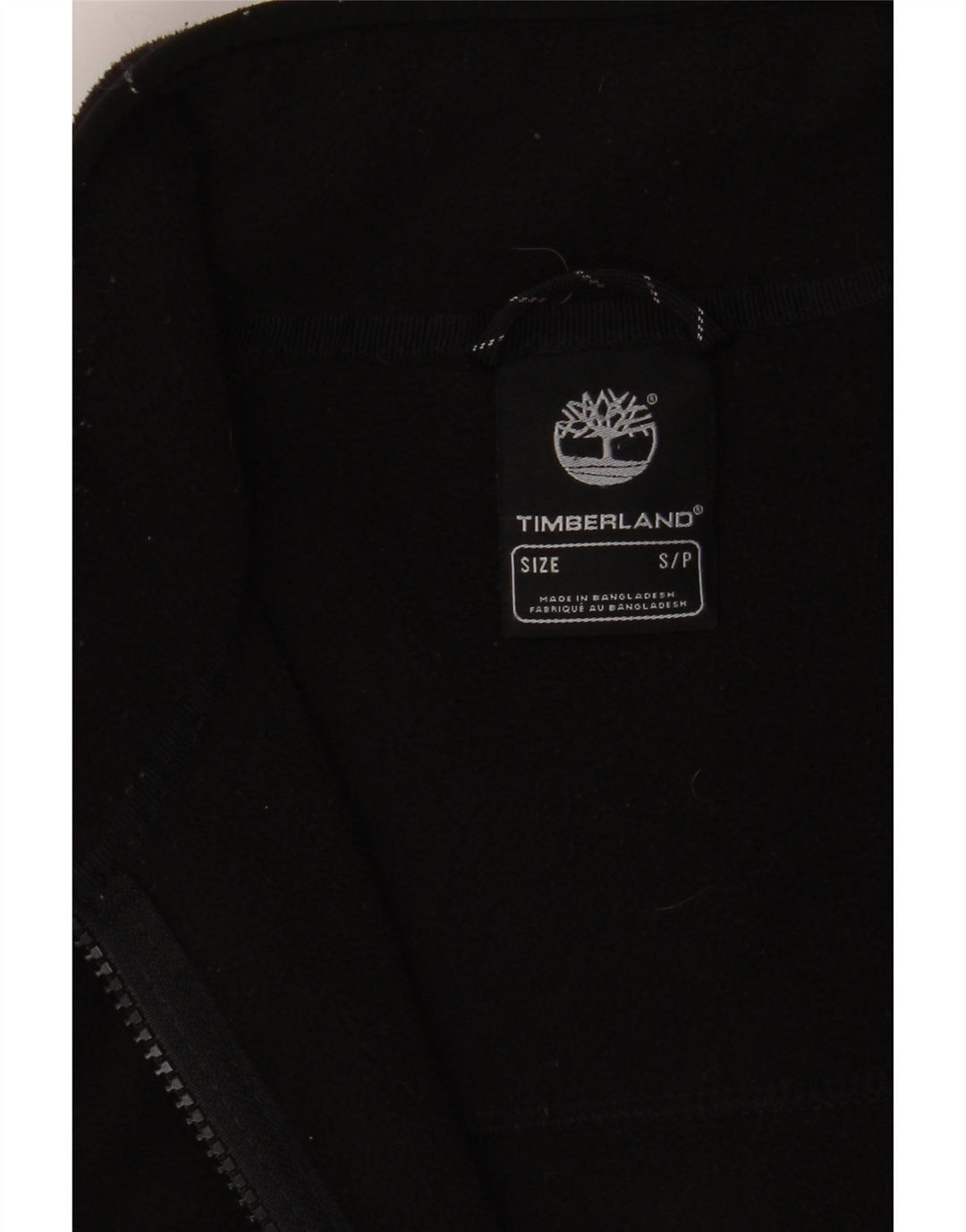TIMBERLAND Chaqueta polar extragrande para mujer UK 10 Small Black