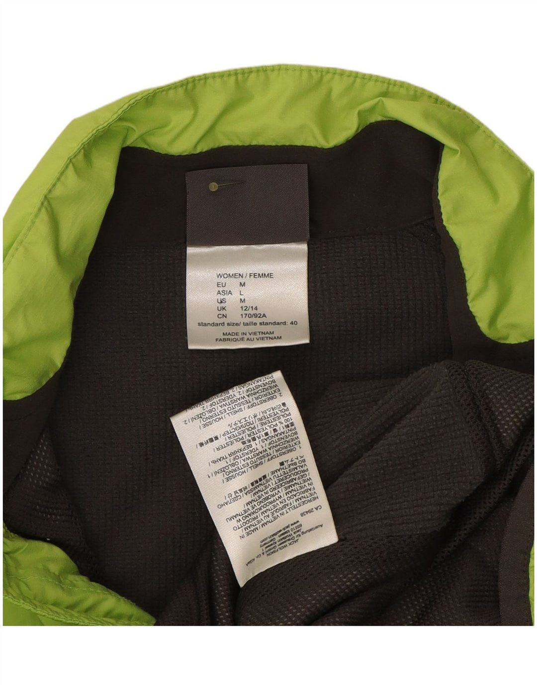 JACK WOLFSKIN Womens Tracksuit Top Jacket UK 12/14 Medium Green