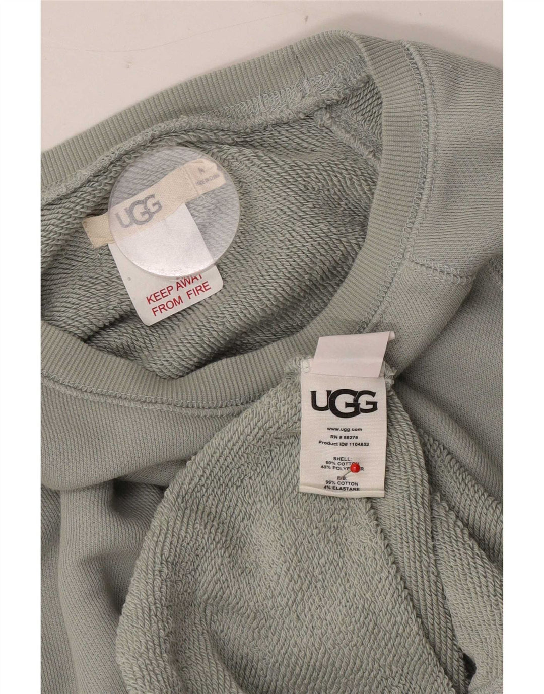 Женский спортивный костюм большого размера UGG UK 14, средний зеленый цвет с цветными блоками